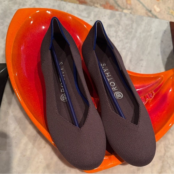 Rothy's Round Toe Flat in Brown - Picture 2 of 4